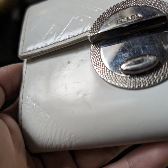 Prada White Wallet with Auth card included - Picture 2 of 16